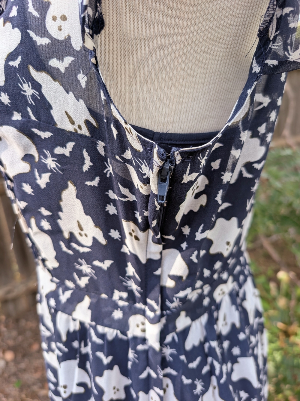 Modcloth Ghosts & Ghouls Halloween Midi Dress - Picture 3 of 10